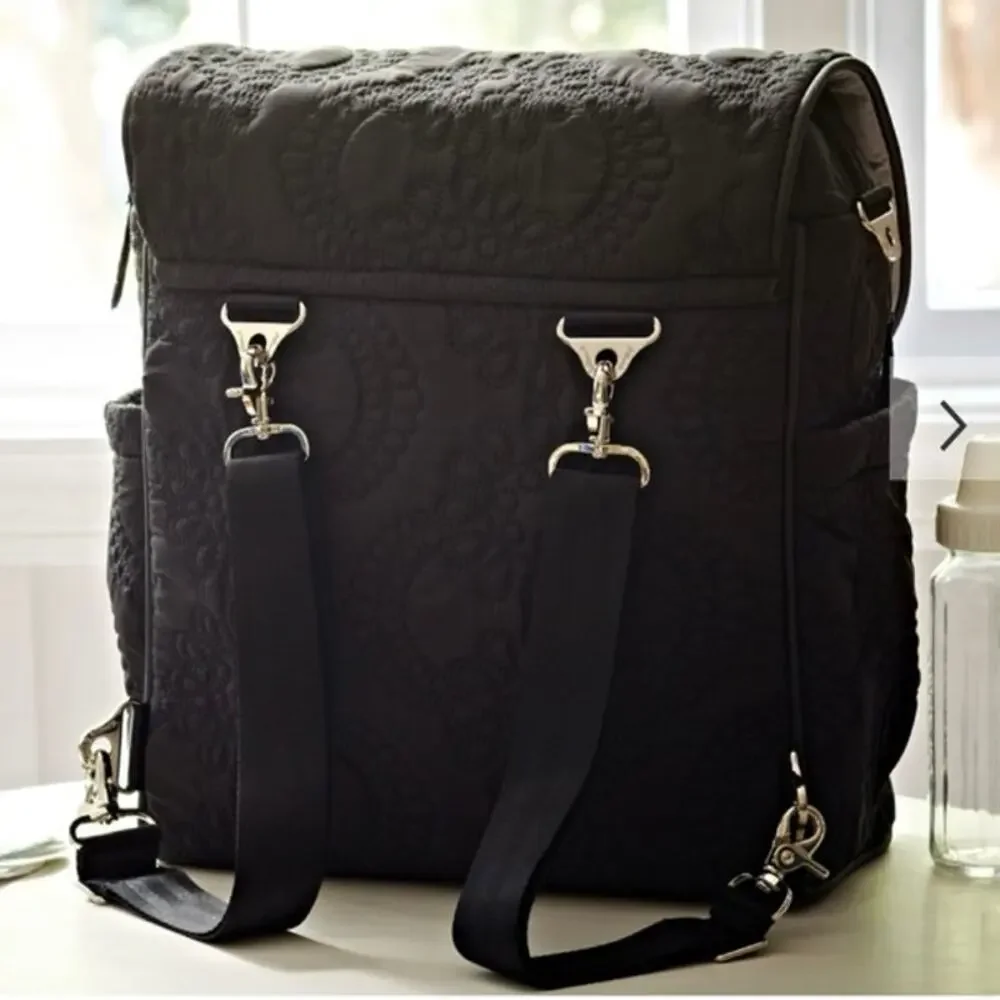 PETUNIA PICKLE BOTTOM Central Park North Boxy Backpack Black